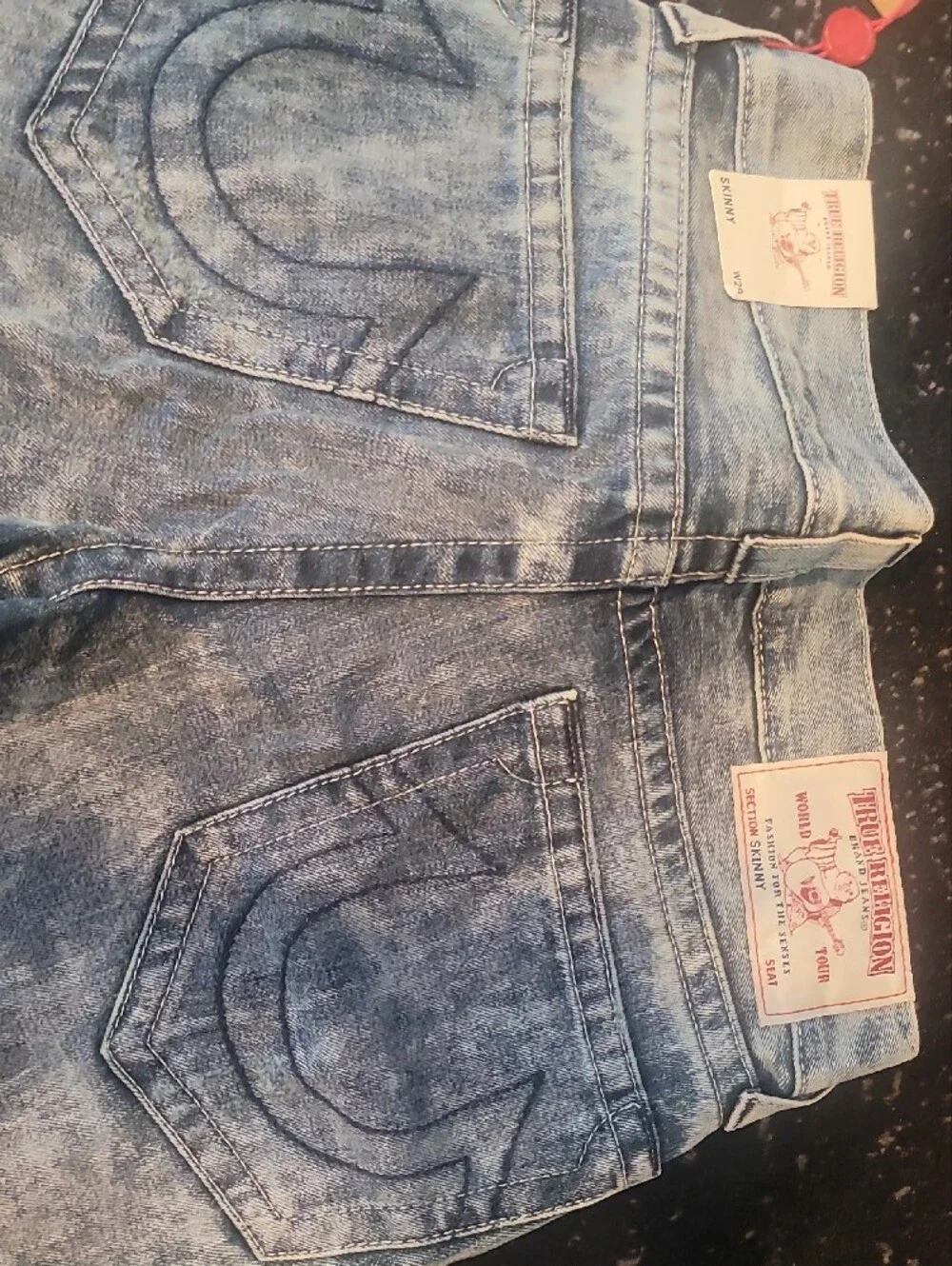 True Religion Light Blue Washed Relaxed Men’s Jeans